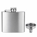Hip Flask for Liquor with Funnel – 6 oz, 8 oz & 12 oz Stainless Steel Flask in Silver, Pink, Black & Lavender